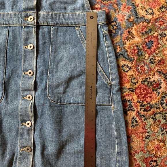 Denim Overall Dress - Picture 6 of 7